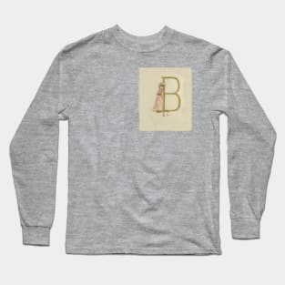 Kate Greenaway Letter B Long Sleeve T-Shirt